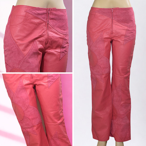 Y2k barbiecore pink leather - y2k,